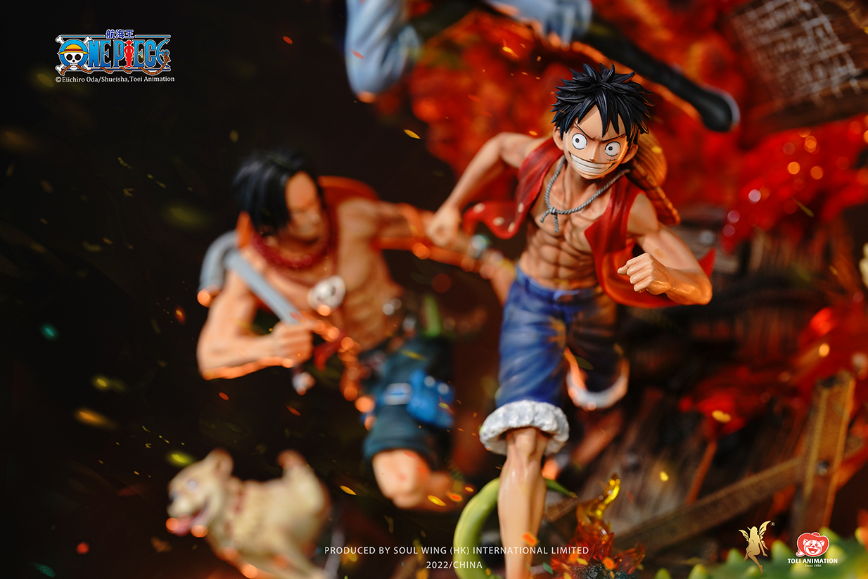 Ace and Luffy png