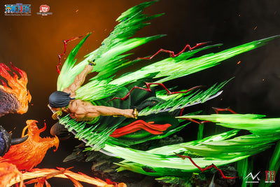 One Piece - Zoro vs. King (Illuminated) Statue
