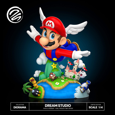 Super Mario 64 1/4 Scale Statue by Dream Studio