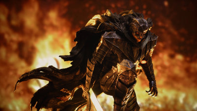 Berserk - Grunbeld Versus Guts (Berserker Armor) 1/4 Scale Statue