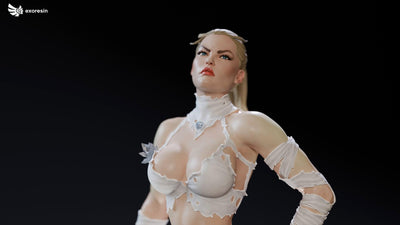 Emma Frost Savage Land 1/4 Scale Statue by Exorez