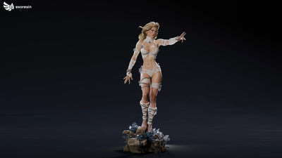 Emma Frost Savage Land 1/4 Scale Statue by Exorez