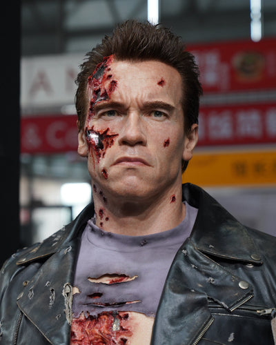 T-800 (Ver. 3) Battle Damaged (Static) Life-Size Bust by Queen Studios