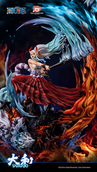 One Piece - Yamato (TRANSPARENT Flame) Statue by Toei Animation