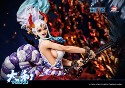 One Piece - Yamato (TRANSPARENT Flame) Statue by Toei Animation