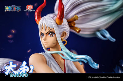 One Piece - Yamato (TRANSPARENT Flame) Statue by Toei Animation