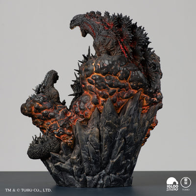 Godzilla Five Legacies (Color) Statue