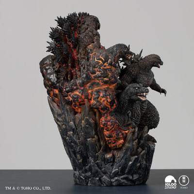 Godzilla Five Legacies (Color) Statue