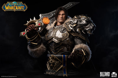 World of Warcraft: Legion - King Varian Wrynn Life-Size Bust