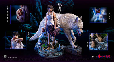 Princess Mononoke - San & Moro (Ver. B) 1/6 Scale Statue by White Deer Studio