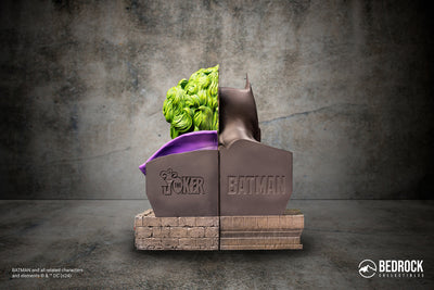 Batman & Joker Nemesis Split-Faced Bookend 1/2 Scale Busts