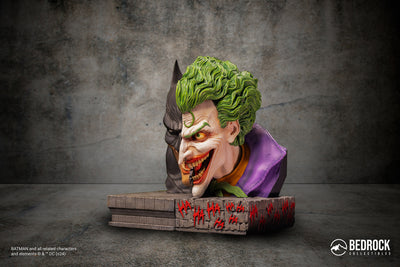 Batman & Joker Nemesis Split-Faced Bookend 1/2 Scale Busts