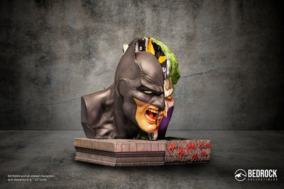 Batman & Joker Nemesis Split-Faced Bookend 1/2 Scale Busts
