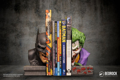 Batman & Joker Nemesis Split-Faced Bookend 1/2 Scale Busts