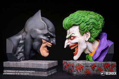 Batman & Joker Nemesis Split-Faced Bookend 1/2 Scale Busts