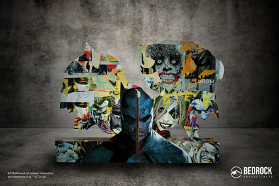 Batman & Joker Nemesis Split-Faced Bookend 1/2 Scale Busts