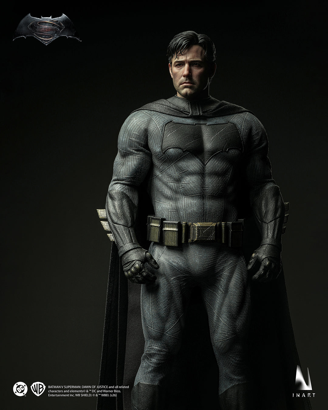 【美品】INART バットマン 1/6 フィギュア 通常版 INART 1/6 ザ バットマン プレミアム.Ver 植毛ヘッド付き The Batman