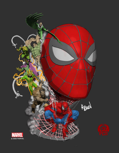 Spider-Man Fine Art Bust