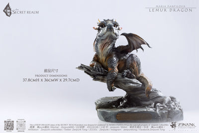 The Secret Realm Series - Lemur Dragon Statue by Maria Panfilova