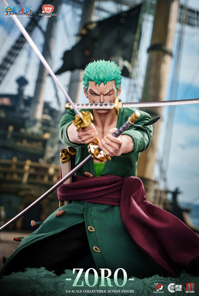 One Piece - Zoro (DELUXE) Pixel Poses 1/6 Scale Figure