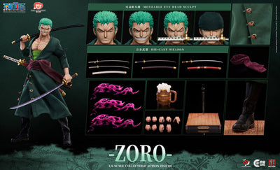 One Piece - Zoro (DELUXE) Pixel Poses 1/6 Scale Figure