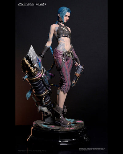 Arcane - Jinx (Dual Portraits) 1/3 Scale Statue