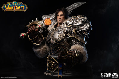 World of Warcraft: Legion - King Varian Wrynn Life-Size Bust