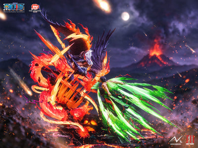 One Piece - Zoro vs. King (Illuminated) Statue
