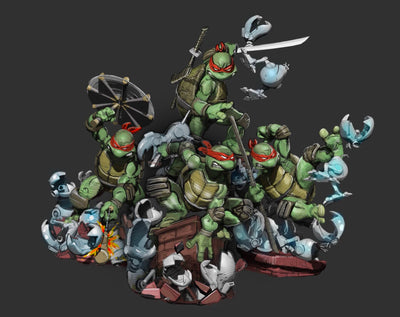 Teenage Mutant Ninja Turtles 1/4 Scale Statue