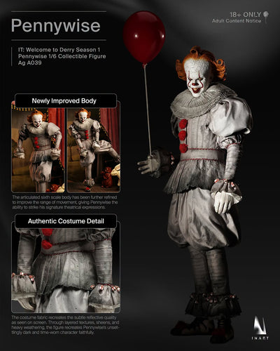 It: Welcome to Derry S1 - Pennywise InArt 1/6 Scale Figure
