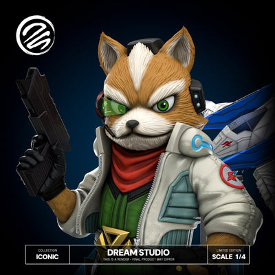 Fox 1/4 Scale Statue - StarFox Zero by Dream Studio