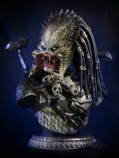 Wolf Predator (Version B) Life-Size Bust by Deep Tale