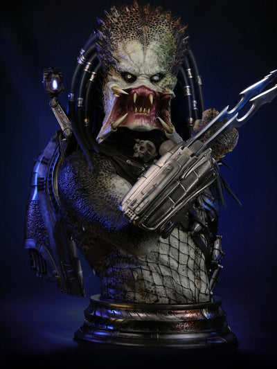 Wolf Predator (Version A + BIO MASK) Life-Size Bust by Deep Tale