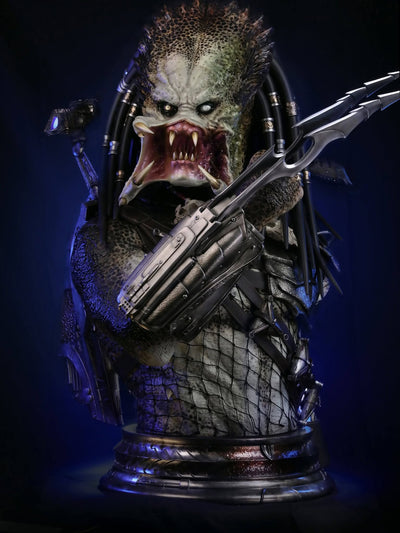 Wolf Predator (Version A + BIO MASK) Life-Size Bust by Deep Tale