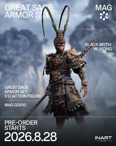 Black Myth: Wukong - The Destined One (Great Sage Armor Set) InArt 1/12 Scale Figure