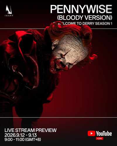 IT: Welcome to Derry Season 1 - Pennywise (Bloody Version) InArt 1/6 Scale Figure