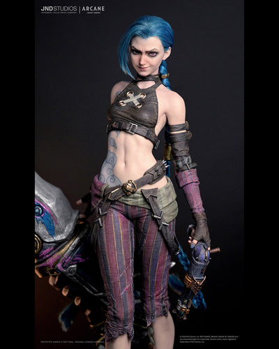 Arcane - Jinx (Dual Portraits) 1/3 Scale Statue