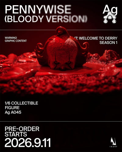 IT: Welcome to Derry Season 1 - Pennywise (Bloody Version) InArt 1/6 Scale Figure