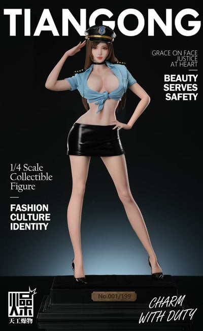 Policewoman 2.0 (DLC1) 1/4 Scale Statue