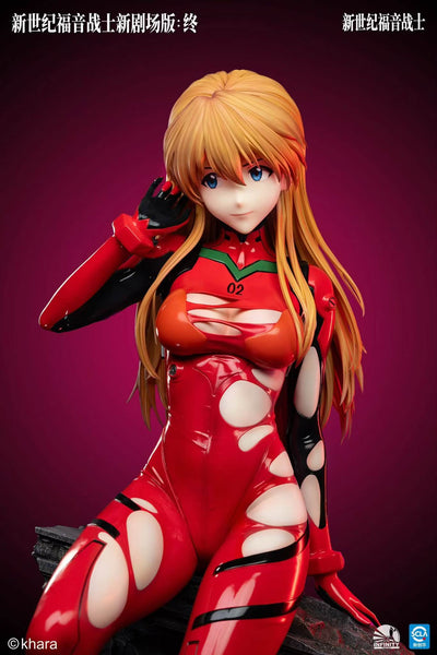 Rebuild of Evangelion - Asuka Shikinami Langley Damaged Plugsuit 1/2 Scale Statue