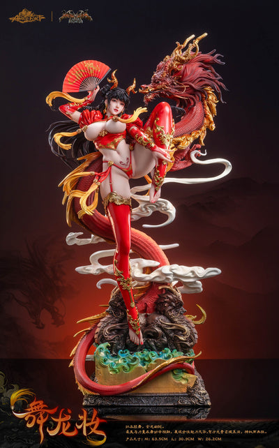 AmerFort Dark Dynasty Series - Dragon Dance 1/4 Scale Statue