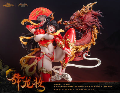 AmerFort Dark Dynasty Series - Dragon Dance 1/4 Scale Statue