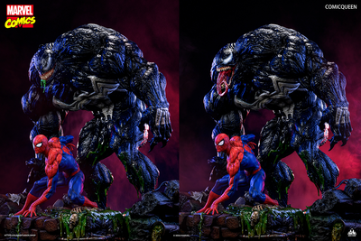 Spider-Man vs. Venom (Premium) Comicqueen 1/4 Scale Statue