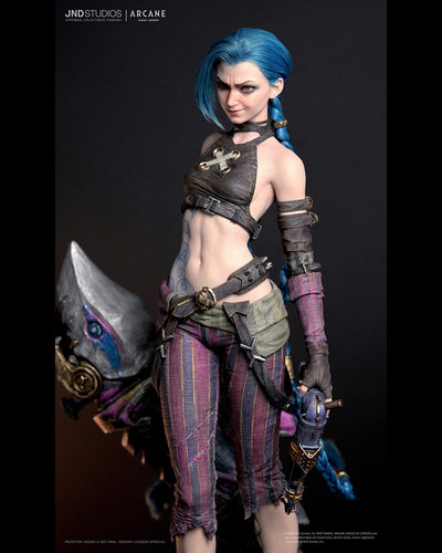 Arcane - Jinx (Dual Portraits) 1/3 Scale Statue