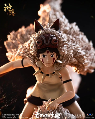 Princess Mononoke Statue by ShenYin Studio