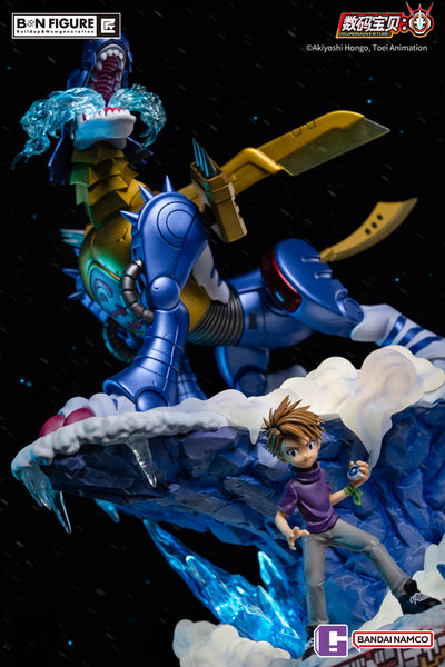 Digimon Adventure - Ishida Yamato & Metal Garurumon Statue