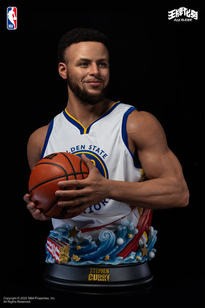 Stephen Curry 1/1 Life-Size Silicone Bust