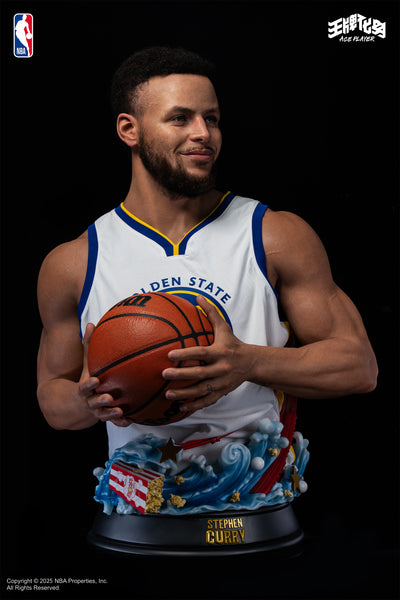 Stephen Curry 1/1 Life-Size Silicone Bust