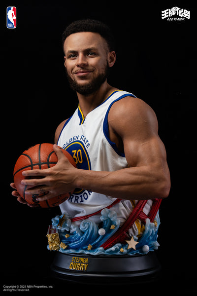 Stephen Curry 1/1 Life-Size Silicone Bust