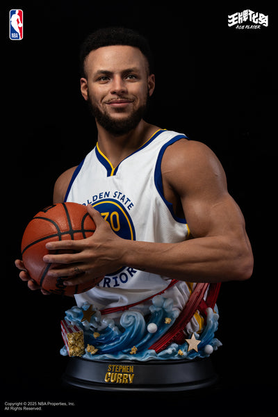 Stephen Curry 1/1 Life-Size Silicone Bust